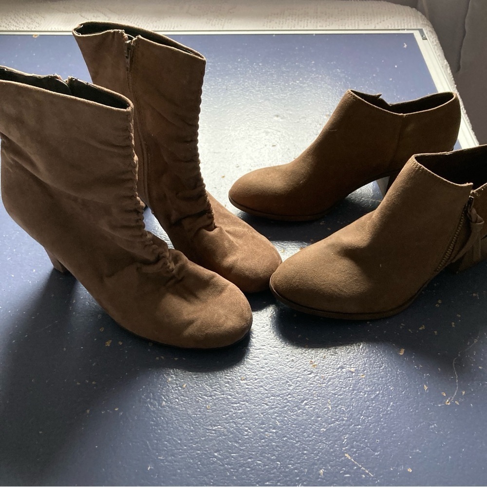 Aerosoles Heeled Boot & Rock Candy Bootie, Set of 2, Size 10